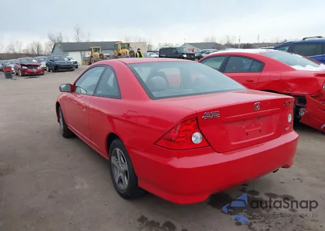 2004 Honda Civic Ex из США, поврежденный, VIN 1HGEM22984L009410